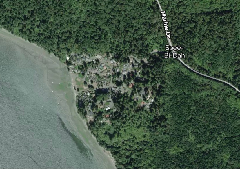 overview of Spee-Bi-Dah on map