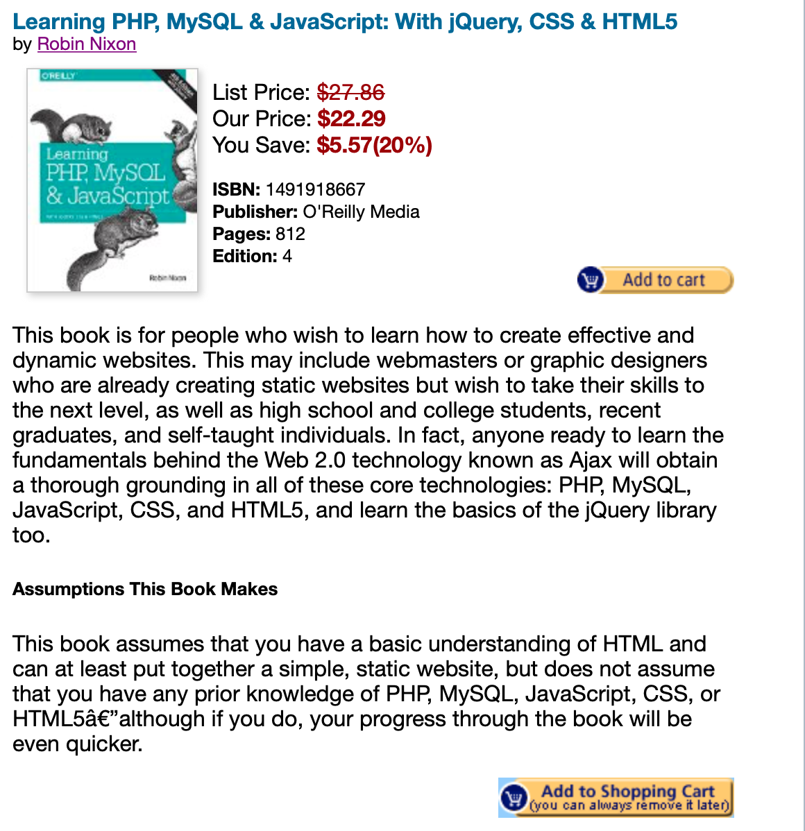 Book info